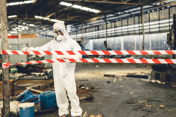 Professional Biohazard technician working in Westport, IN